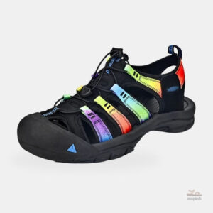 Sandales de randonnée femme lanières multicolores