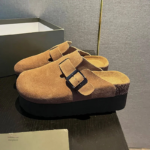 Daim et Style pour Sandale Plateforme Femme