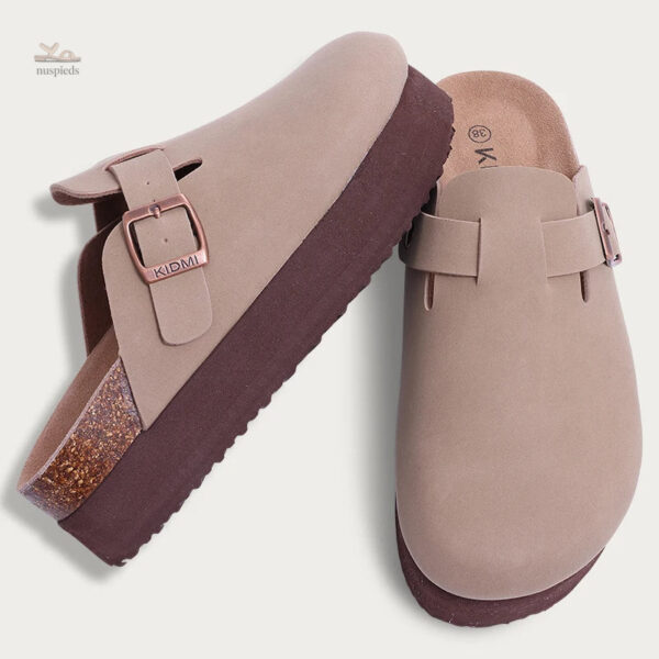 Sabot femme confortable, style élégant avec semelle robuste