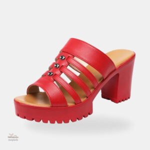 Sandale plateforme femme avec talon carré