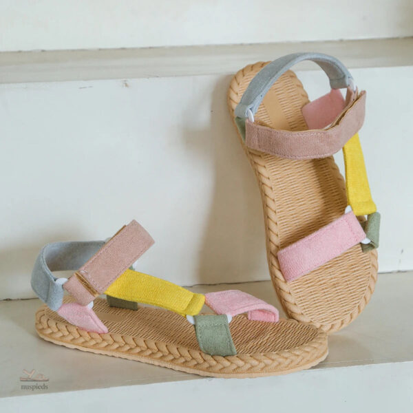 Chaussures estivales à scratch pour femmes, confort et style