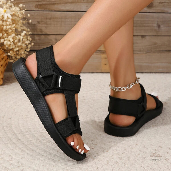 Chaussure d'été femme, respirante et facile à enfiler