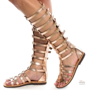 Sandale estivale pour femme, style spartiate