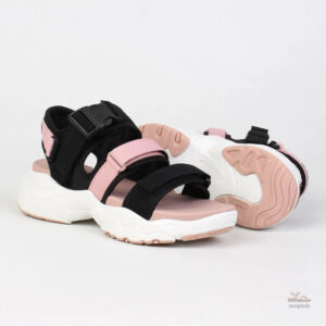 Sandale Sport Femme avec Semelle Épaisse et Scratch