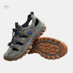 Sandale Sport Homme en Cuir Antidérapante