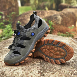 Sandale Cuir Homme, design sportif et confortable