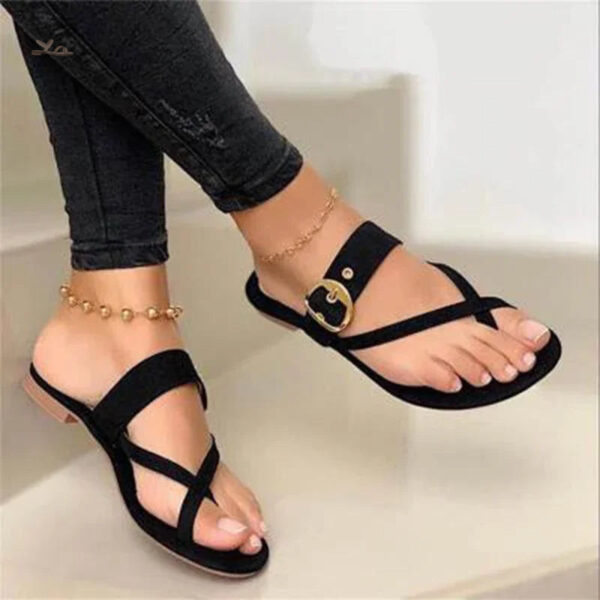 Sandale chic avec petit talon féminin