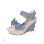 Sandale compensée confortable et élégante