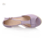 Violet intense pour un été tendance en sandales