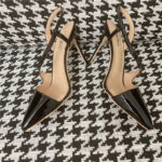 Chaussure femme noire à talon de 10-13 cm, style moderne