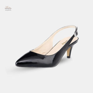 Sandale femme escarpin à talon de 5 à 7 cm avec lanière