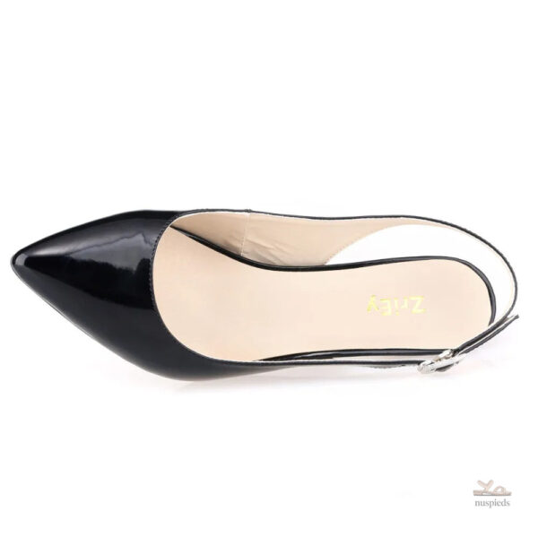 Escarpin à talon 5-7 cm avec lanière pour femme élégante