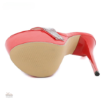 Chaussures à talon pour femme avec lanières scintillantes