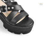 Sandales confortables avec talon en hauteur