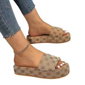 Sandales d'Été Femmes avec Design Floral
