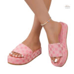 Sandales à Motifs Fleuris pour un Style Décontracté