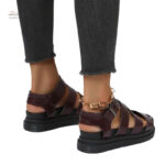 Sandales femme avec semelle épaisse, confort et style