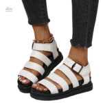 Sandales élégantes à semelle épaisse pour toutes occasions