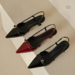Chaussures à talon vernis pour occasions spéciales