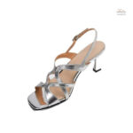 Sandales Plates Métalliques pour Femme