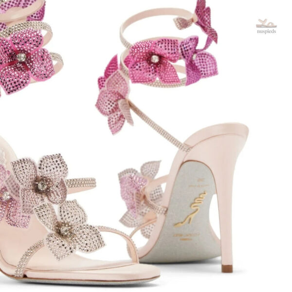 Talons en cristal pour un look chic et sophistiqué
