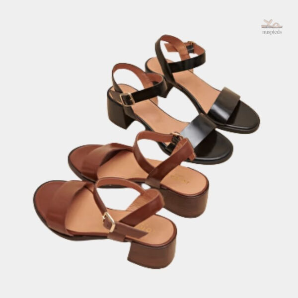 Sandales à talons, design confortable et tendance