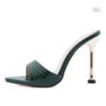 Chics Sandales à Talons en Cuir