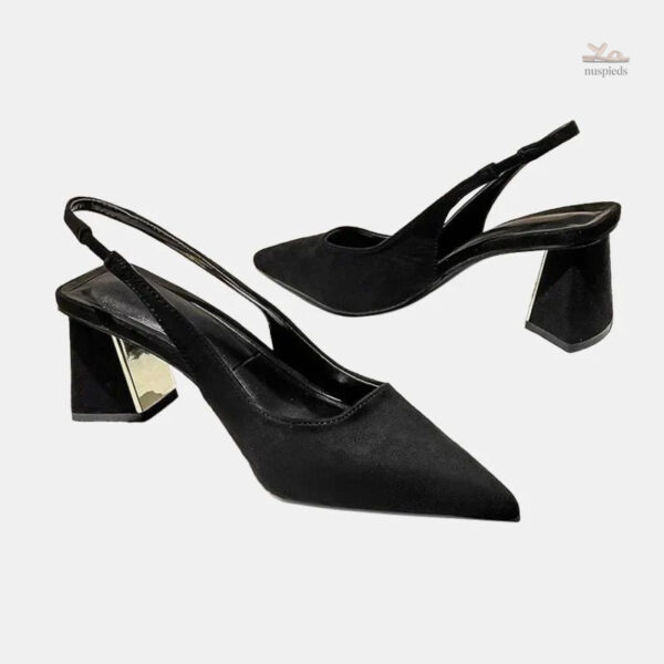 Sandales à talons épais avec lanières élégantes