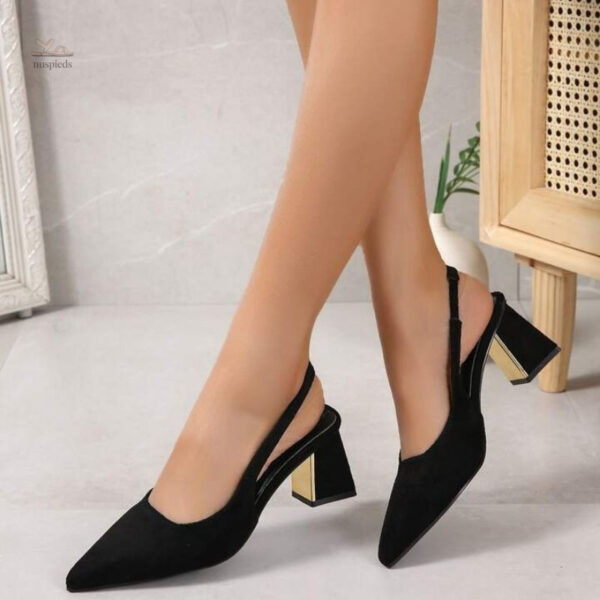 Chaussures à talons épais, parfaites pour les soirées