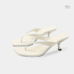 Sandales à Talons Fins avec Bout Carré