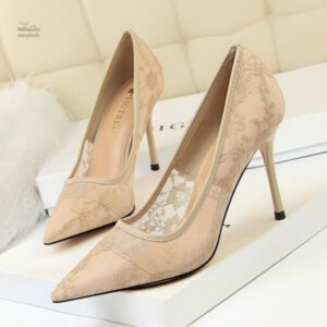Sandales Femme élégantes avec motifs floraux en dentelle