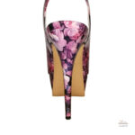Talons hauts pour femme, allure florale tendance