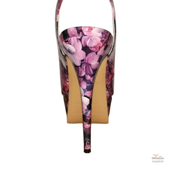 Talons hauts pour femme, allure florale tendance