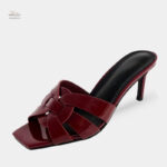 Sandales à Talons Hauts en Cuir