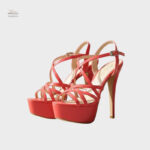 Sandales à talons hauts avec plateforme et brides cheville