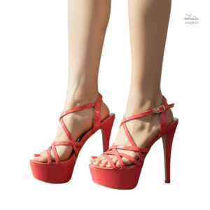 Sandales femme à talons hauts et bride de cheville