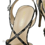 Sandales à talons hauts avec plateforme et brides cheville - vue 4