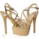 Sandales à talons hauts avec plateforme et brides cheville - vue 5