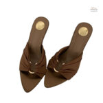 Sandales tendance pour femme, talon modéré