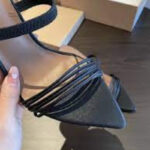Sandales femme à talons avec bout ouvert