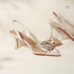 Sandales Femmes, Talons Hauts et Finition Transparente