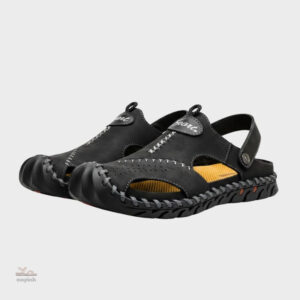Sandales Confort Homme Cuir Maintien Arrière