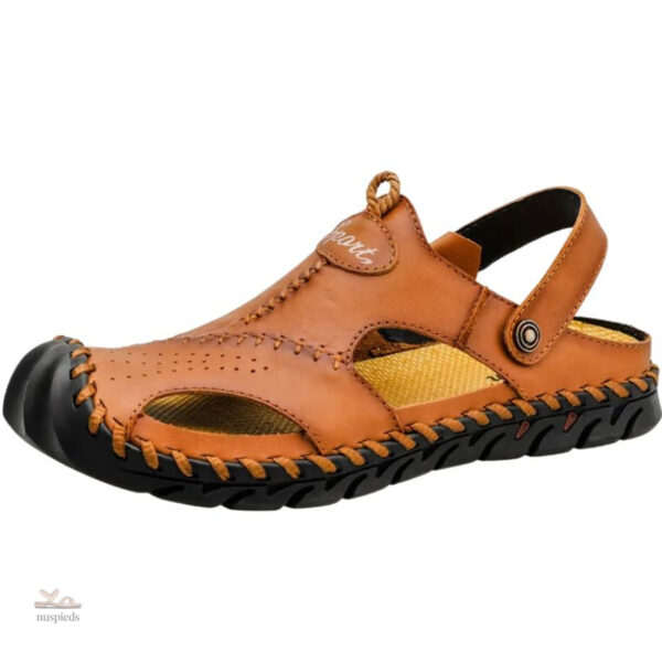 Sandales élégantes en cuir pour un confort durable