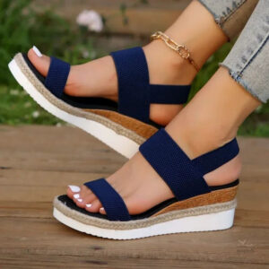 Sandales Compensées Confortables pour Femme