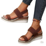 Sandales Élévées Confort Femme