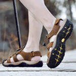 Sandales cuir idéales pour les excursions