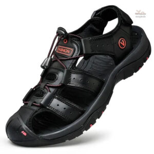 Sandales cuir pour une bonne adhérence