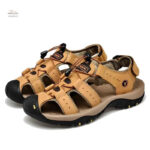 Sandales homme en cuir ajustables