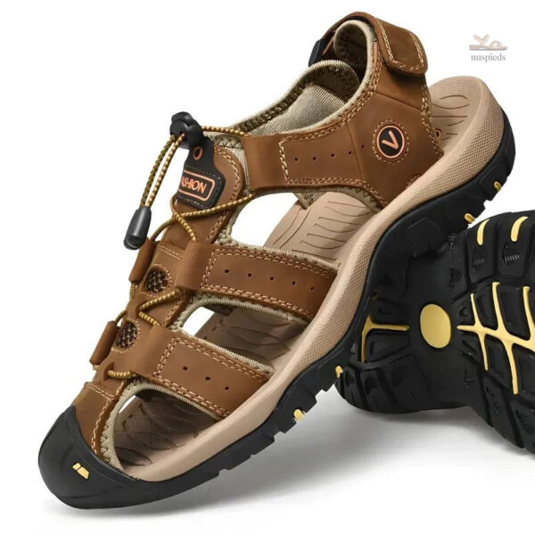 Sandales cuir pour l'été et les randonnées