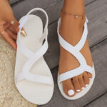 Confort et style : sandales de plage en cuir
